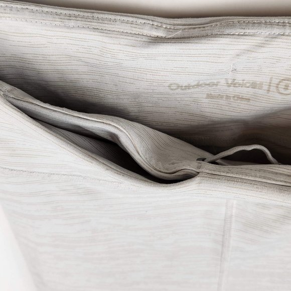 Outdoor Voices Heathered White/Gray 7/8 Leggings sz S Flawed - Picture 5 of 7